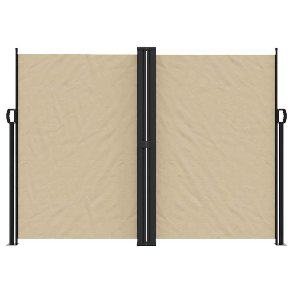 vidaXL Uttrekkbar sidemarkise 180x1200 cm beige