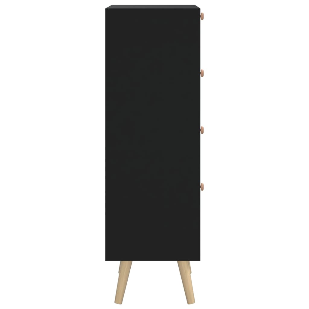 vidaXL Highboard med skuffer 40x30x95 cm konstruert tre