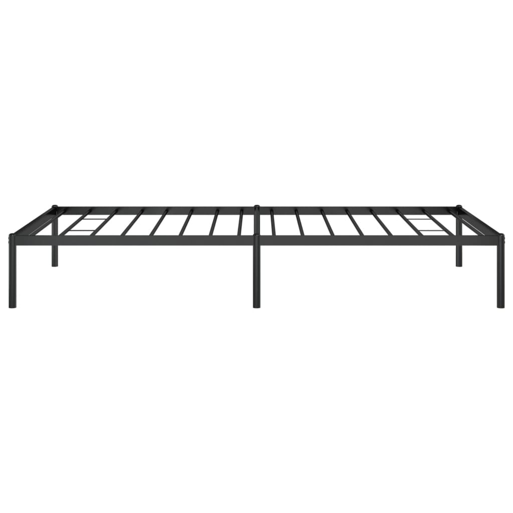 vidaXL Sengeramme i metall svart 100x200 cm