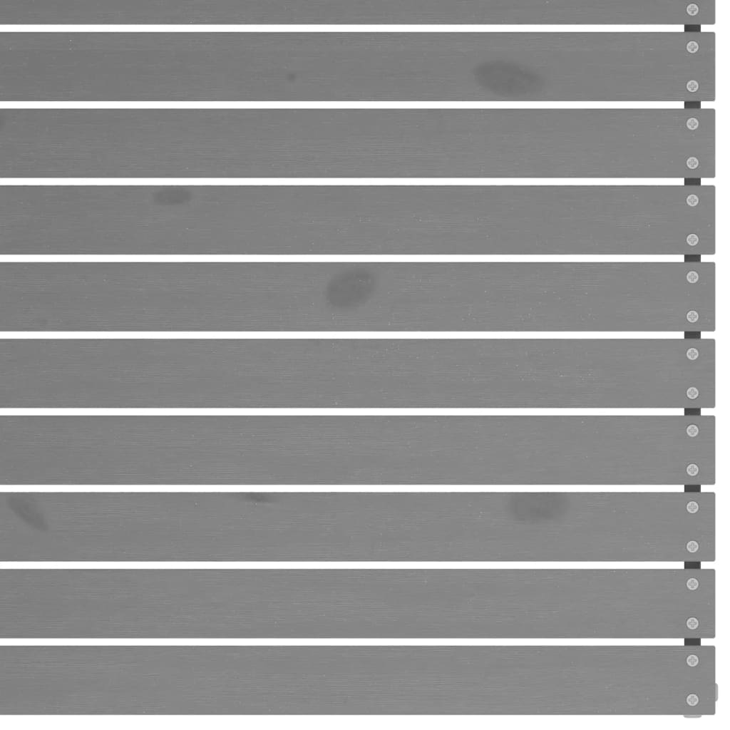 vidaXL Hagesofagruppe 8 deler grå heltre furu