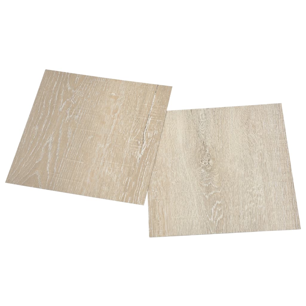 vidaXL Selvklebende gulvplanker 20 stk PVC 1,86 m² beige