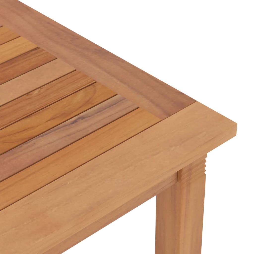 vidaXL Sammenleggbart hagebord 200x90x75 cm heltre teak