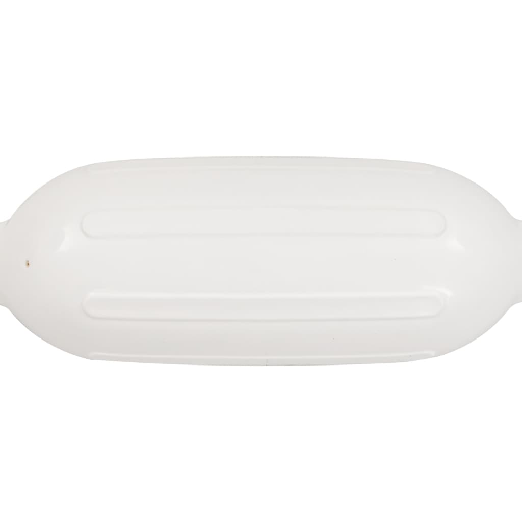 vidaXL Båtfendere 4 stk hvit 58,5x16,5 cm PVC