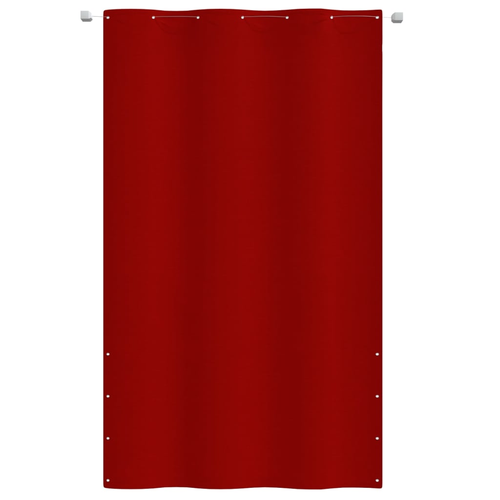 vidaXL Balkongskjerm rød 140x240 cm oxfordstoff