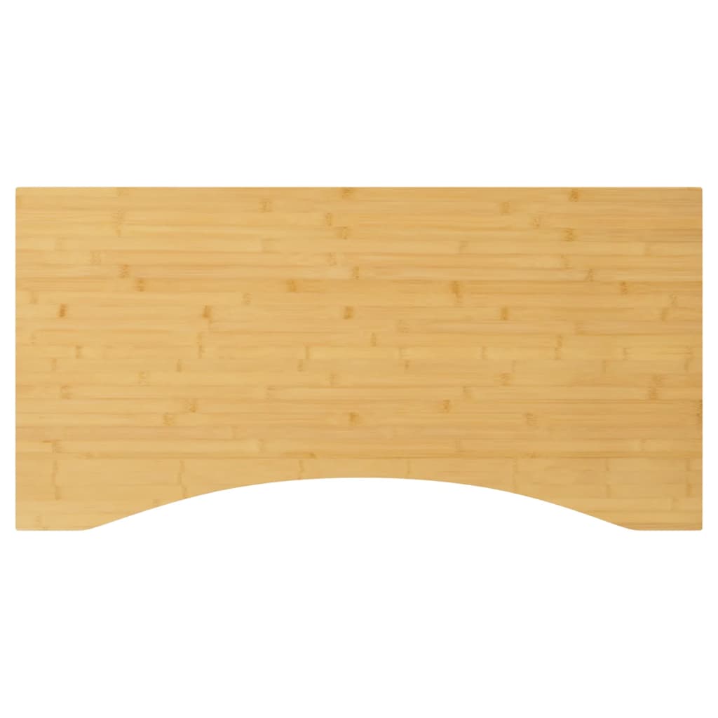 vidaXL Skrivebordsplate 110x55x2,5 cm bambus