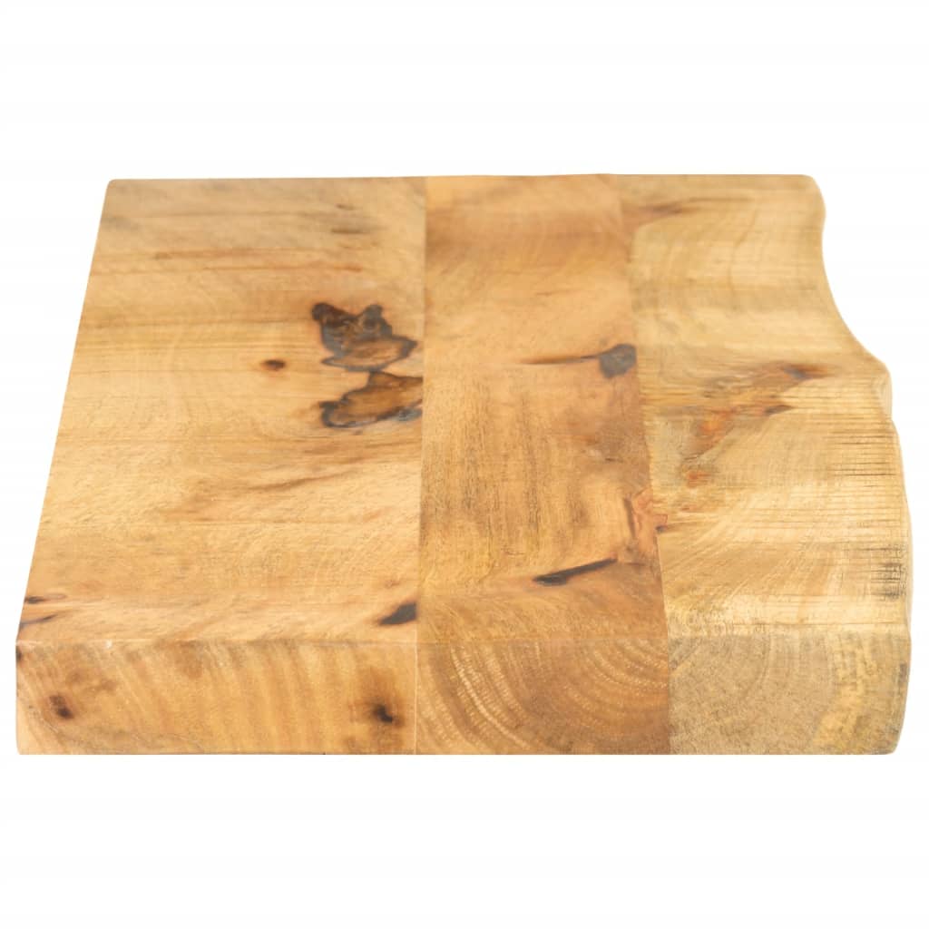 vidaXL Bordplate 110x40x3,8 cm naturlig kant grovt heltre mangotre