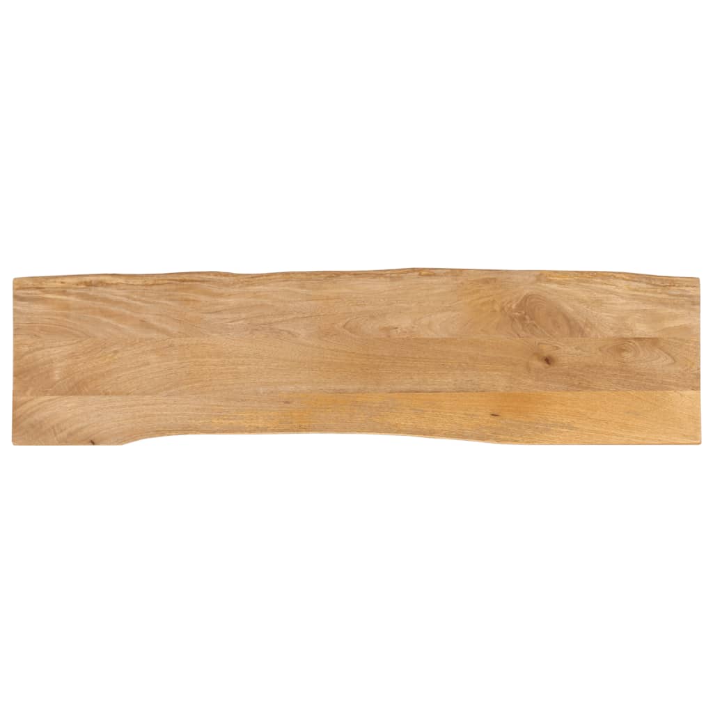 vidaXL Bordplate 180x40x3,8 cm naturlig kant heltre mango