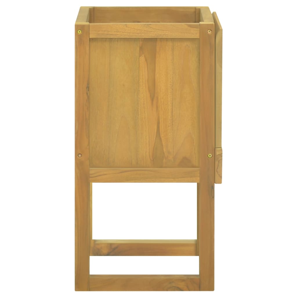 vidaXL Baderomsskap 41x40x75 cm heltre teak