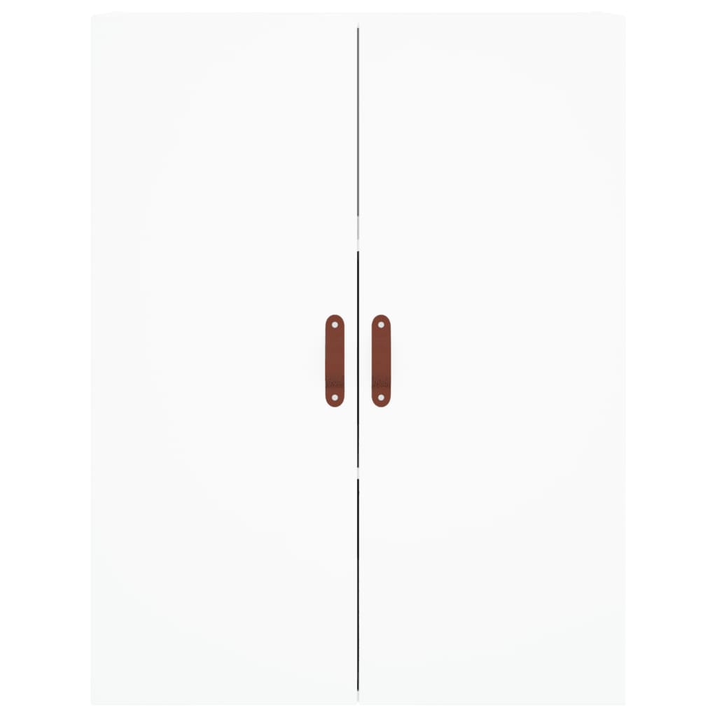 vidaXL Highboard hvit 69,5x34x180 cm konstruert tre