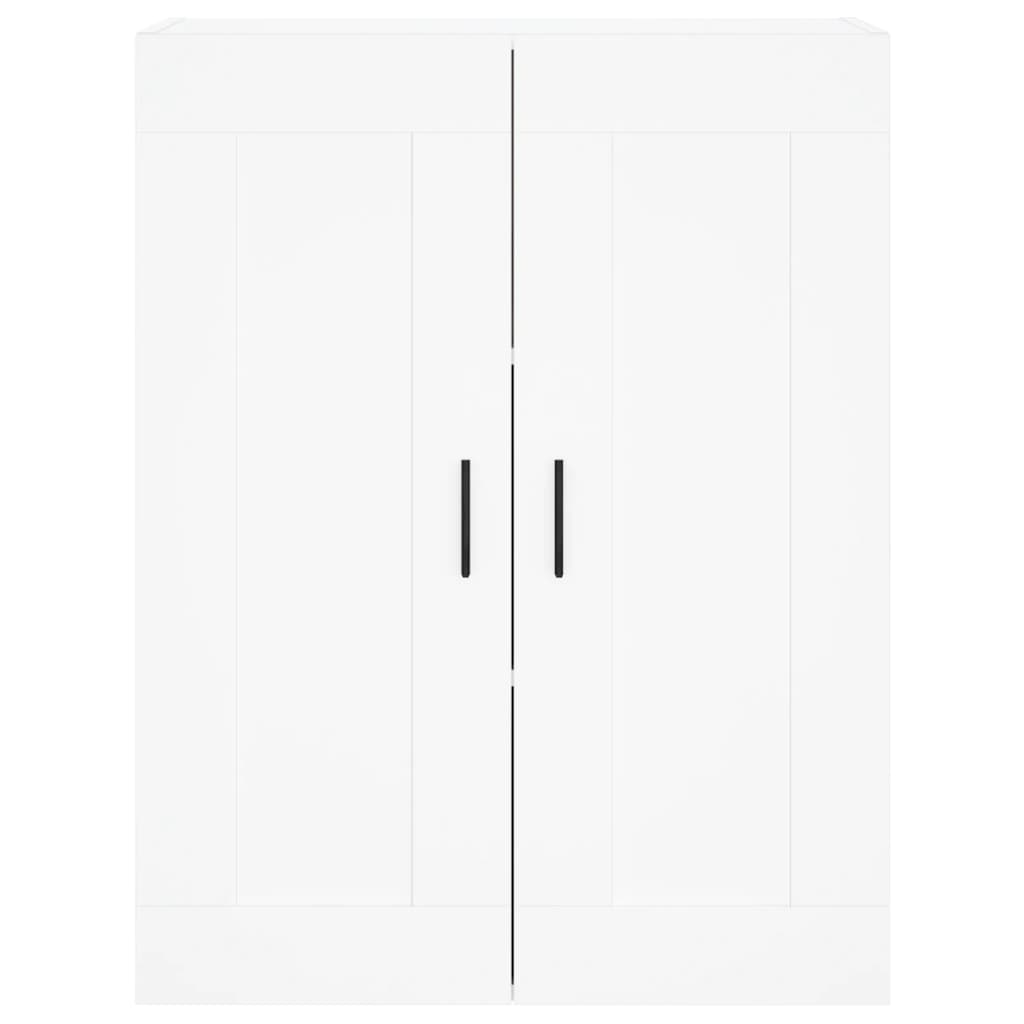 vidaXL Highboard hvit 69,5x34x180 cm konstruert tre