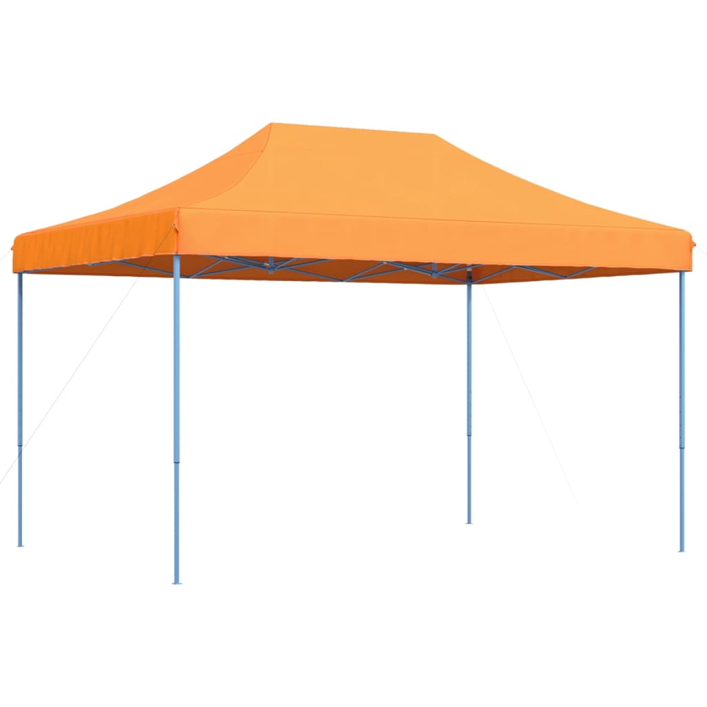 vidaXL Sammenleggbart partytelt pop-up oransje 410x279x315 cm