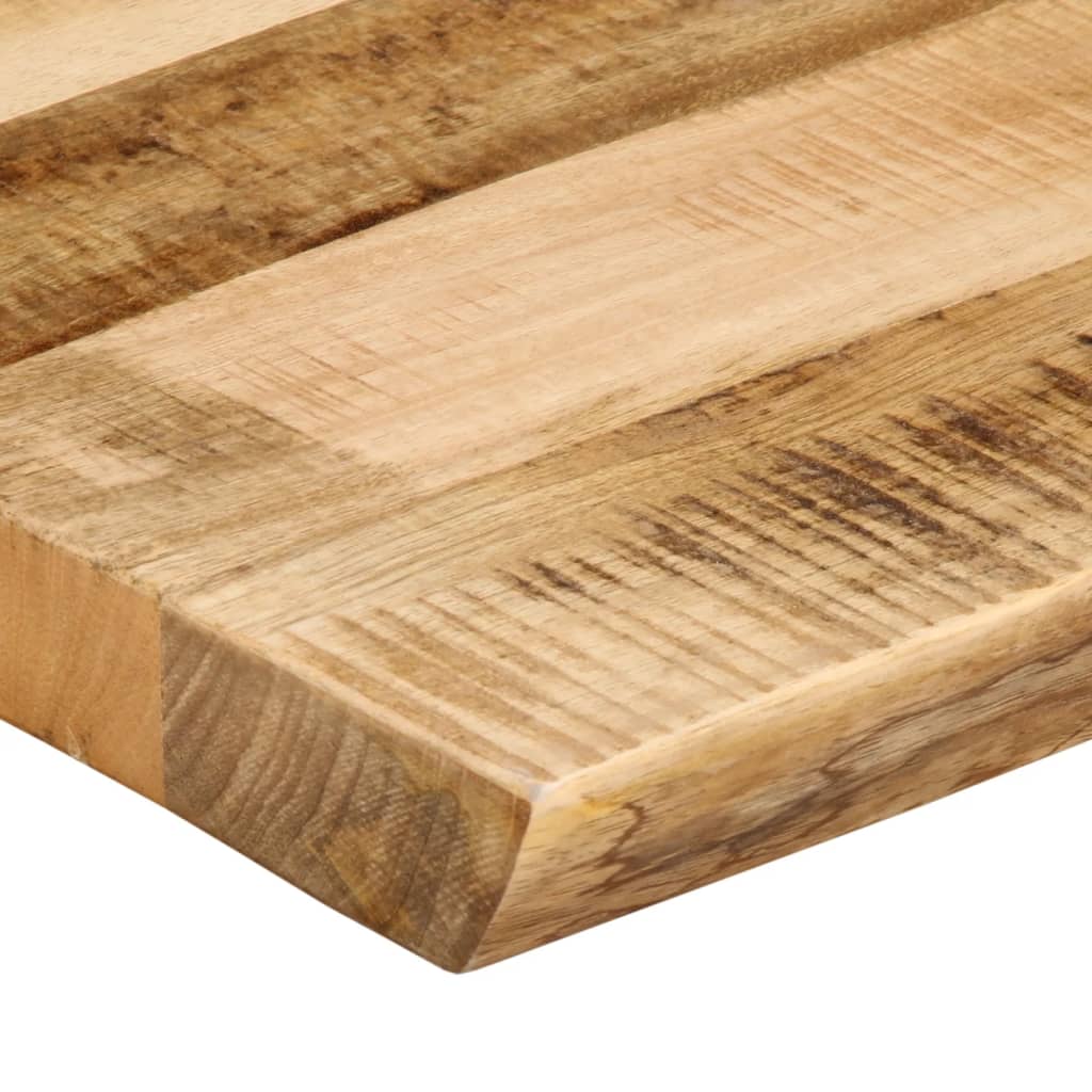 vidaXL Bordplate naturlig kant 140x40x3,8 cm grovt heltre mangotre