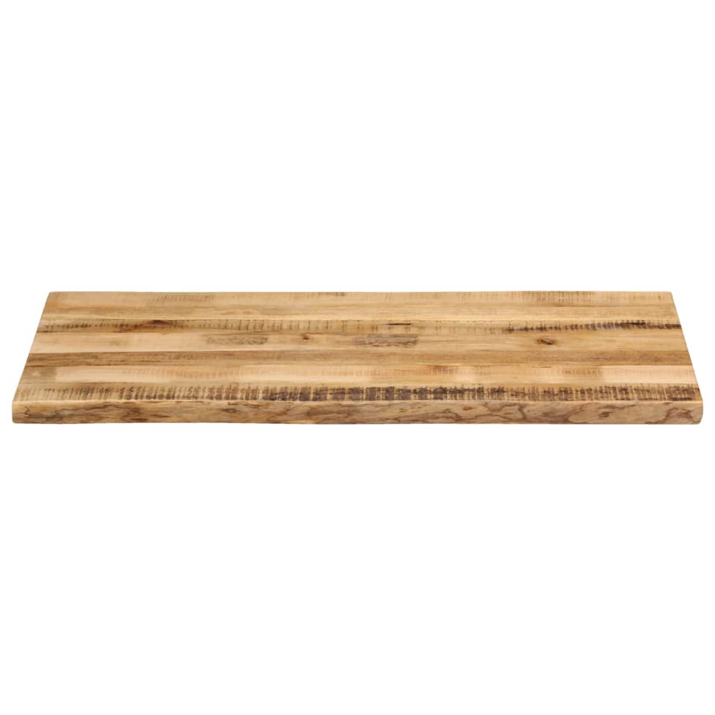 vidaXL Bordplate naturlig kant 100x60x3,8 cm grovt heltre mangotre