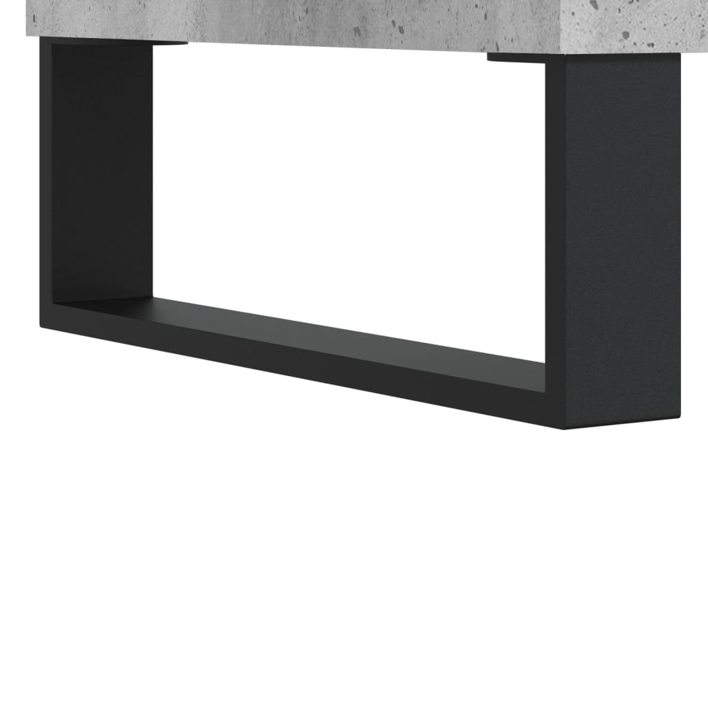 vidaXL Highboard betonggrå 34,5x32,5x180 cm konstruert tre