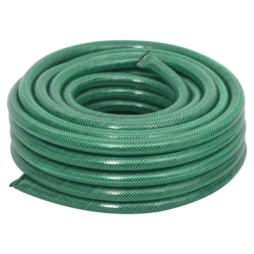 vidaXL Hageslange med monteringssett grønn 0,75" 10 m PVC