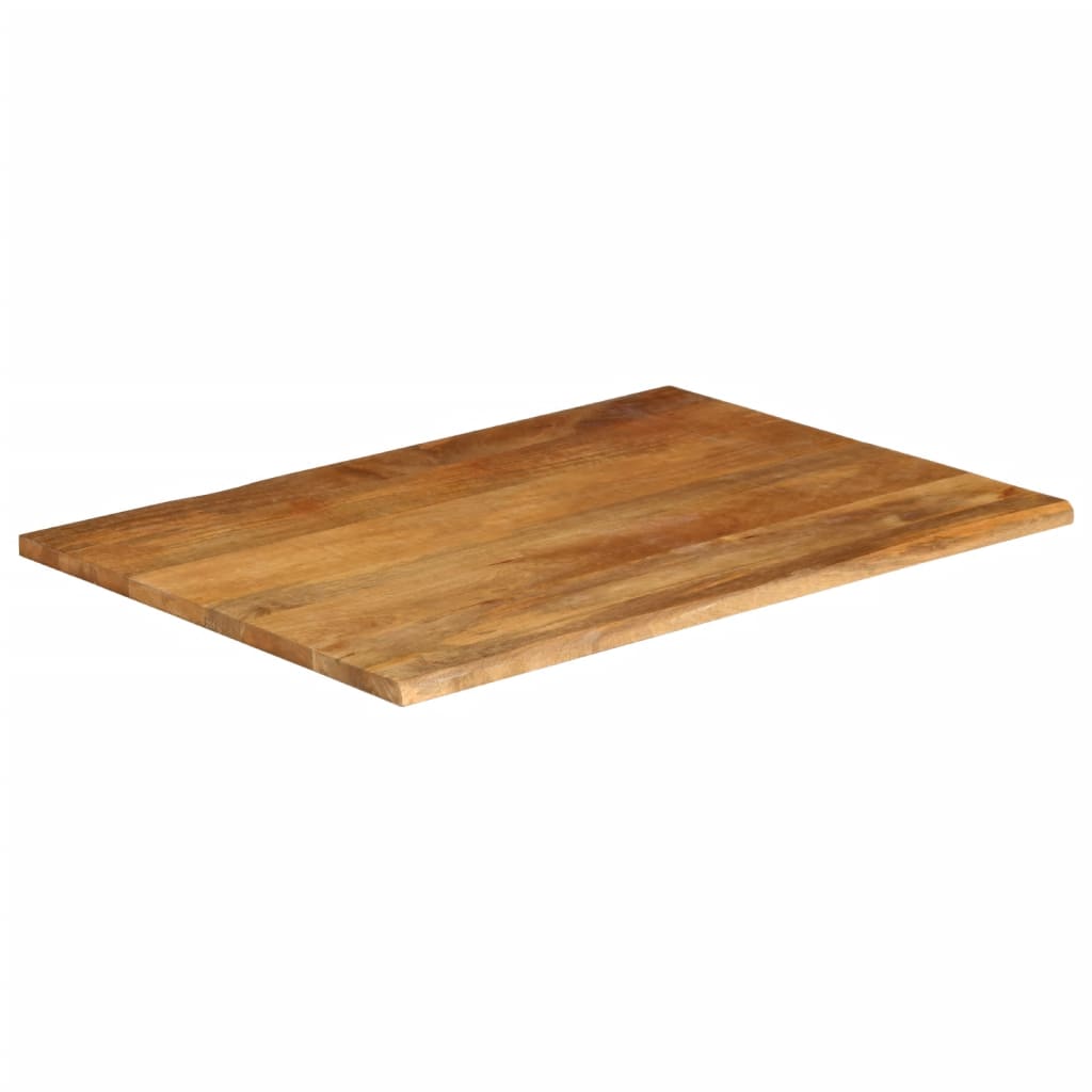 vidaXL Bordplate 90x80x3,8 cm naturlig kant heltre mango