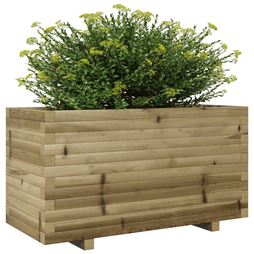 vidaXL Plantekasse 90x40x49,5 cm impregnert furu