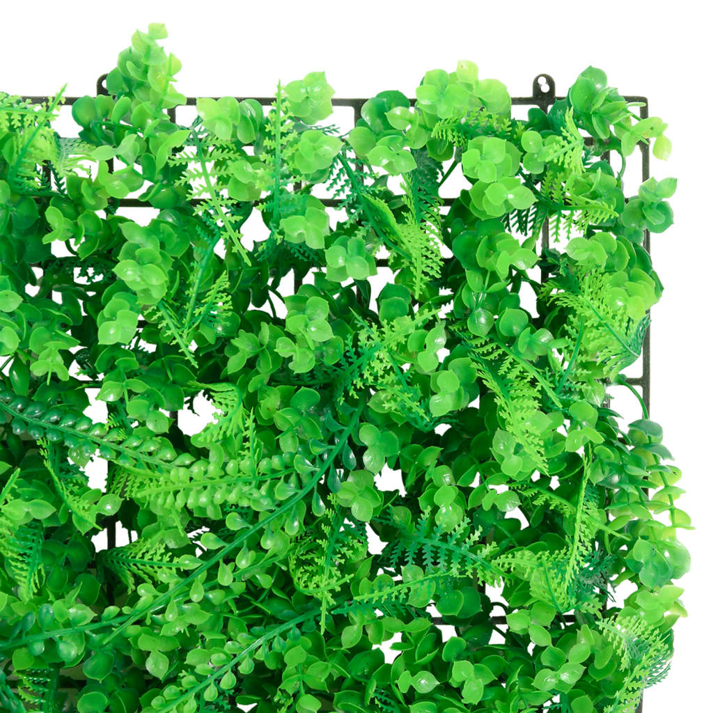  vidaXL Gjerde med kunstige bregneblader 6 stk grønn 40x60 cm