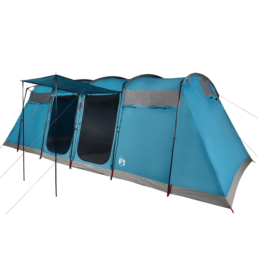 vidaXL Tunneltelt for camping 8 personer blå vanntett
