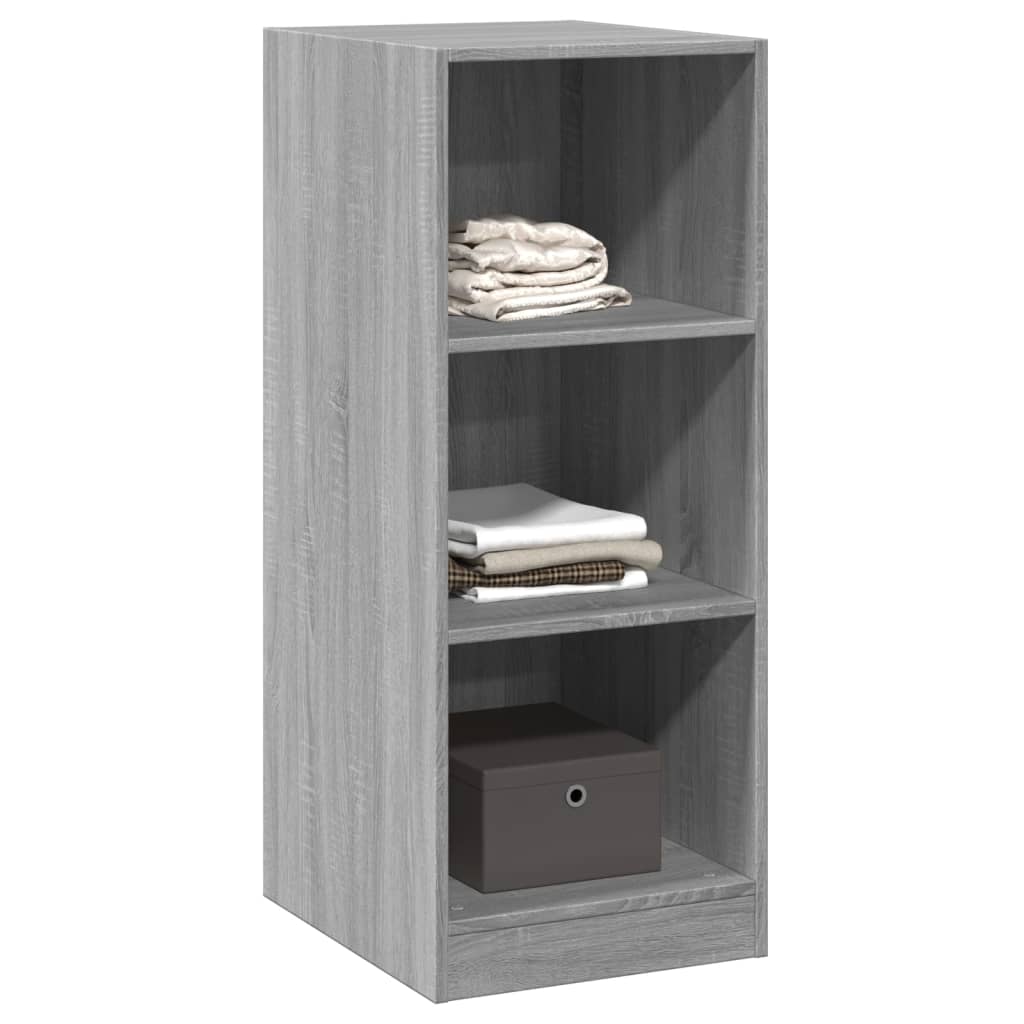 vidaXL Garderobe grå sonoma 48x41x102 cm konstruert tre