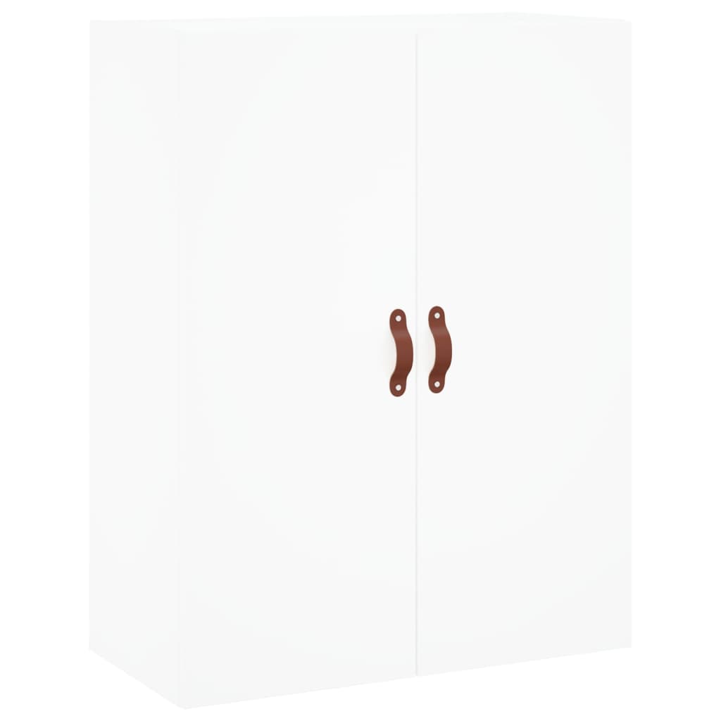 vidaXL Highboard hvit 69,5x34x180 cm konstruert tre