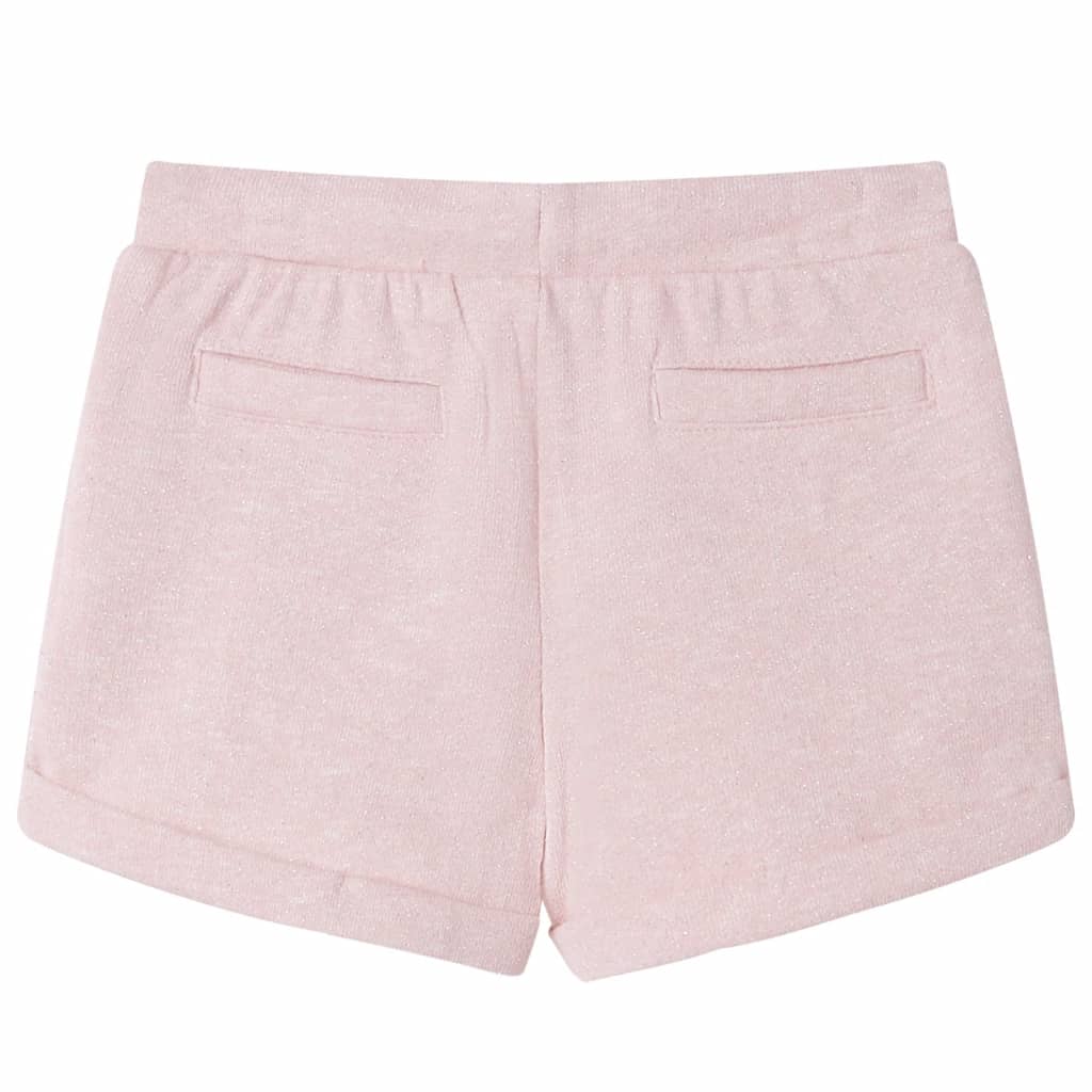 Barneshorts med snor blandet lyserosa 92