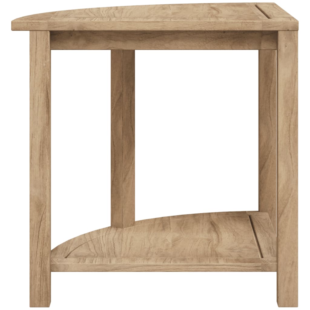 vidaXL Sidebord til baderom 45x45x45 cm heltre teak