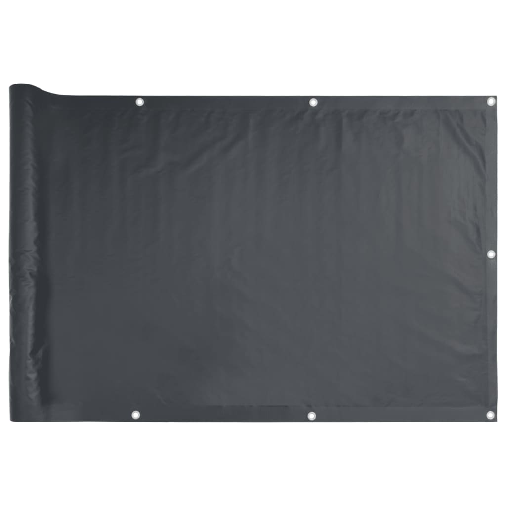 vidaXL Balkongskjerm antrasitt 1000x120 cm PVC