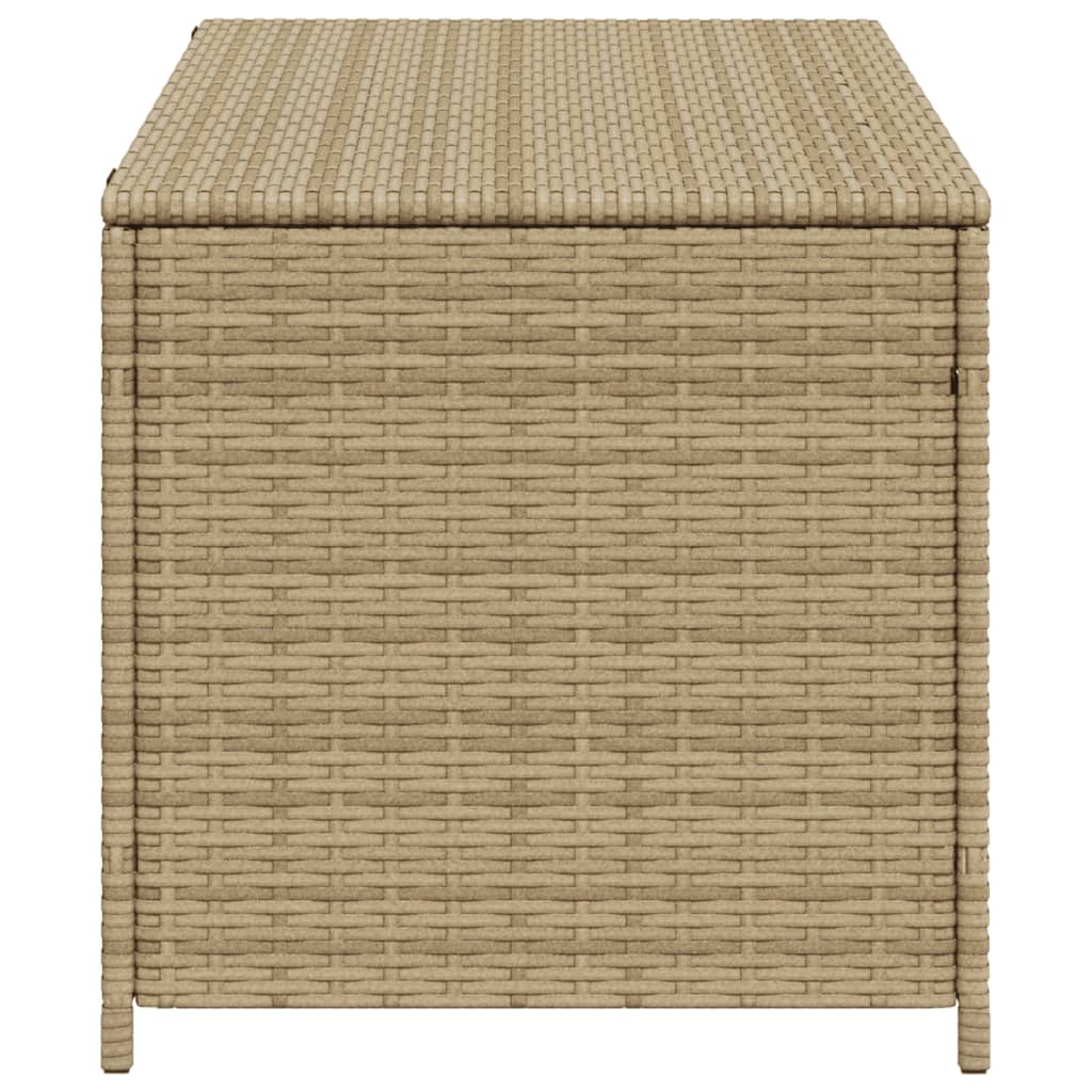 vidaXL Putekasse blandet beige 190L cm polyrotting