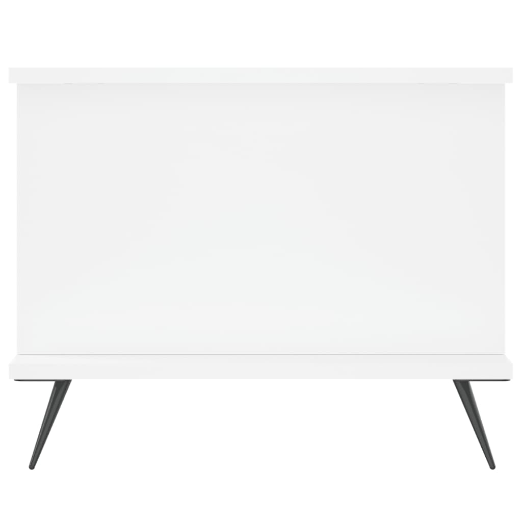 vidaXL Salongbord hvit 90x50x40 cm konstruert tre