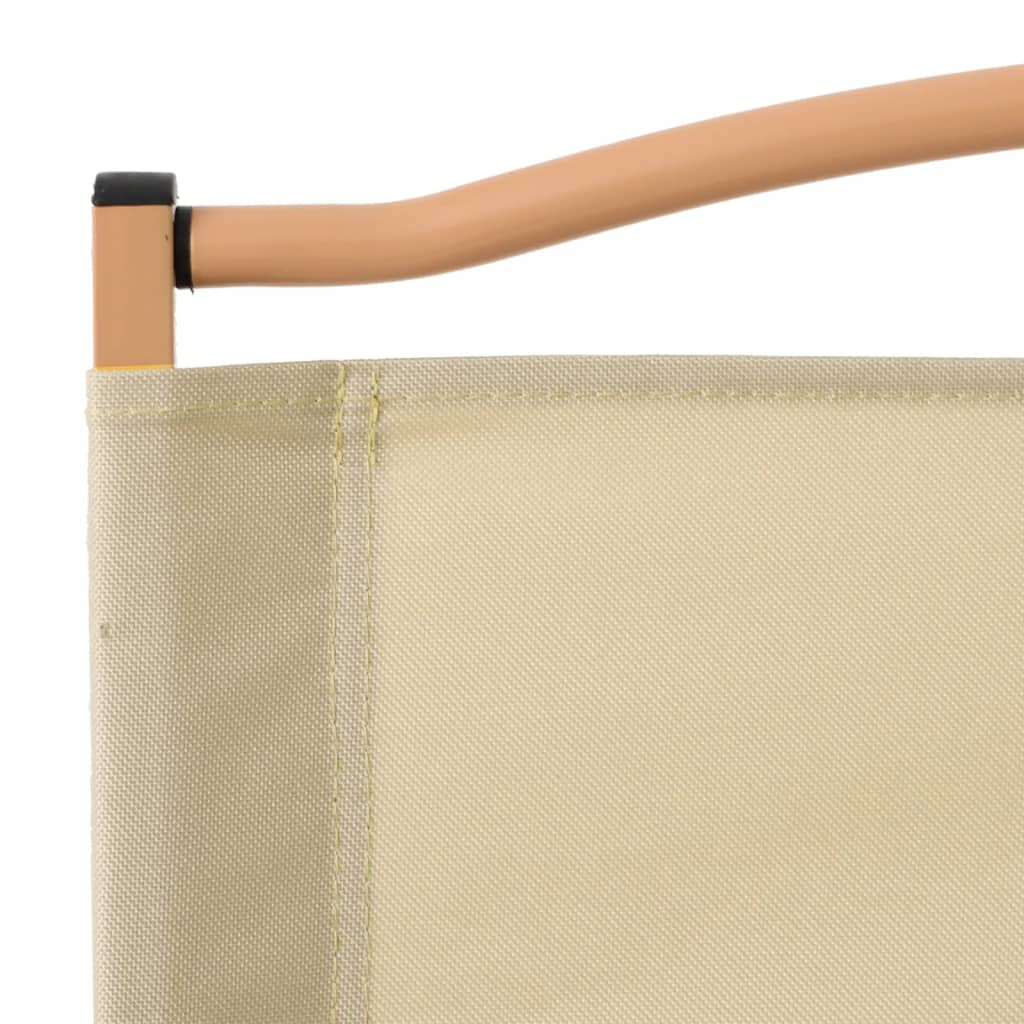 vidaXL Campingstoler 2 stk beige 54x55x78 cm oxfordstoff