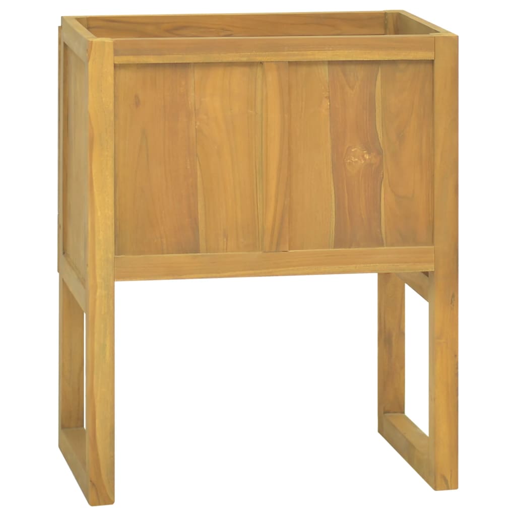 vidaXL Baderomsskap 60x40x75 cm heltre teak