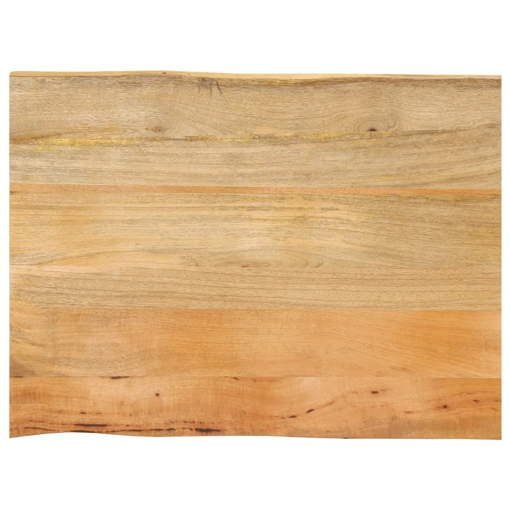 vidaXL Bordplate 80x60x3,8 cm naturlig kant heltre mango