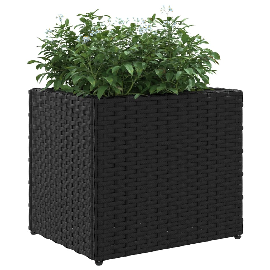 vidaXL Plantekasse svart 36x30x32 cm polyrotting